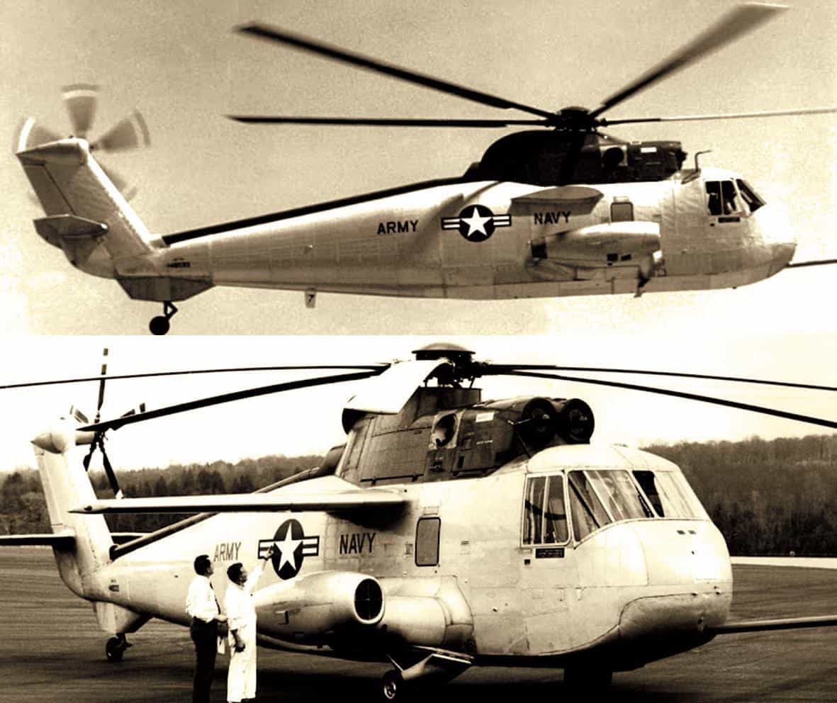 Экспериментальный скоростной комбинированный
вертолет (винтокрыл) S-61F